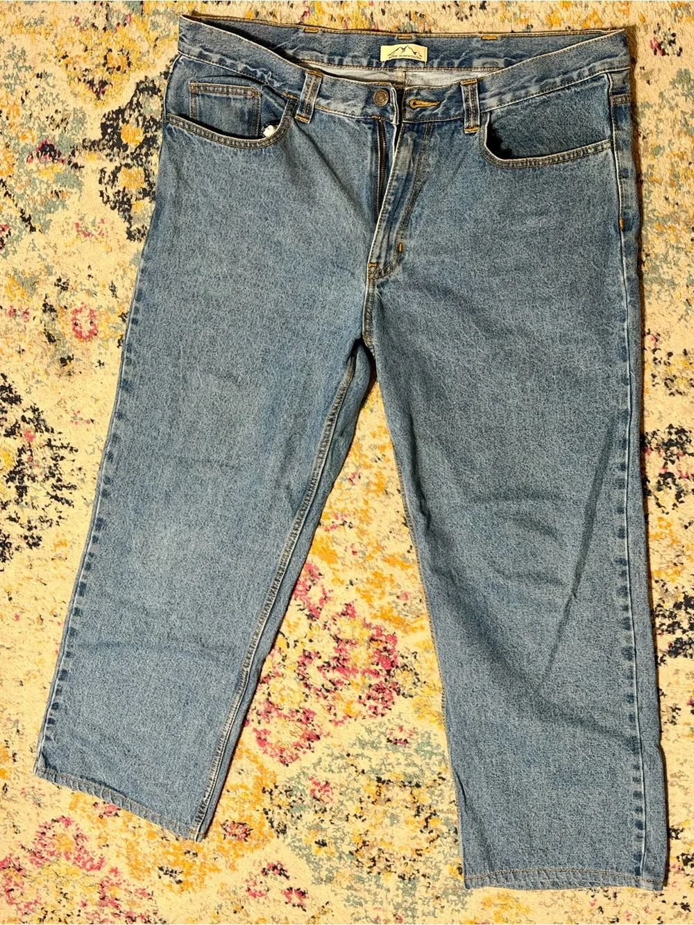 Blue Mountain Classic Straight-Leg Men’s Jeans - Blue